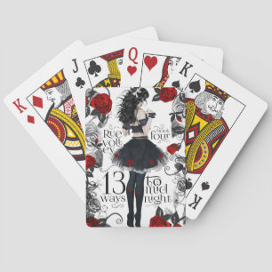 13 Ways to Midnight (book #4) playing cards. Cards