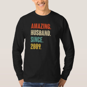 13 Wedding Aniversary  Him  Amazing Husband Since  T-Shirt