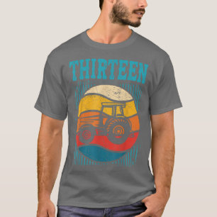 13 Year Old  13th Birthday Tractor Farmer Boys Gir T-Shirt