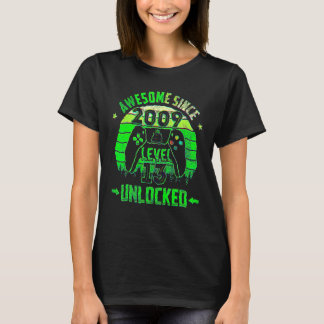 13 Year Old Birthday Unlocked Level 13 Awesome Sin T-Shirt