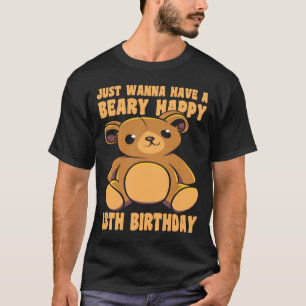 13 Year Old Happy 13th Birthday Beary Happy 13th B T-Shirt