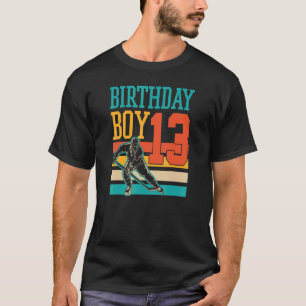13 Year Old Ice Hockey Themed 13th Birthday Party  T-Shirt