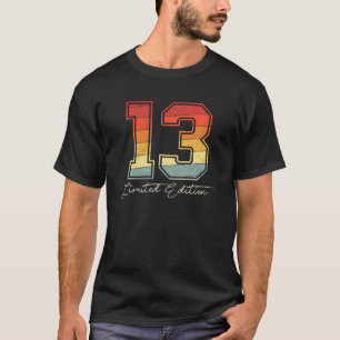 13 Year Old Its My 13Th Birthday Retro Vintage 197 T-Shirt
