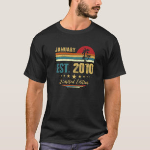 13 Year Old January 2010  13th Birthday T-Shirt