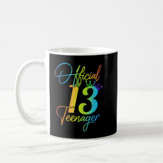 13 Years Old Gifts 13 Official Teenager 13th Birth Coffee Mug