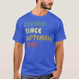 13 Years Old Gifts Legend Since September 2009 13t T-Shirt