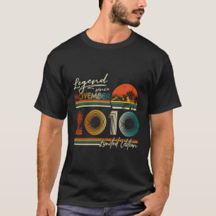 13 Years Old Legend Since November 2010 13Th Birth T-Shirt