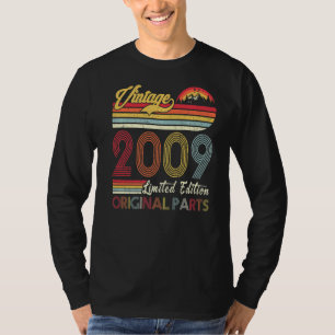 13 Years Old Vintage 2009  13rd Birthday T-Shirt