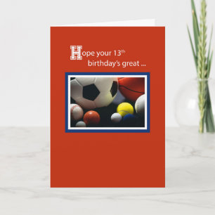 13th All Sports Birthday, Balls, Red Card