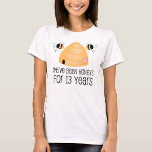 13th Anniversary Couple Gift T-Shirt