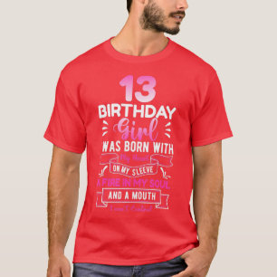13th Birthday 13 Years Girls Funny nager Birthday T-Shirt