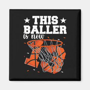 13th Birthday Bysketbyll Boys Magnet