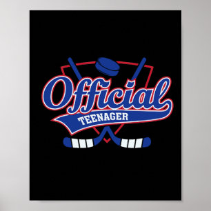 13th Birthday Decorations Hockey Winter Sports Fan