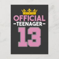 13th Birthday Girl Princess Official Teenager