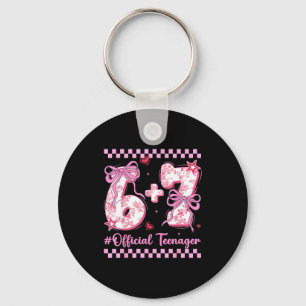 13th Birthday Girls 13 Years Teenager Six Seven  Key Ring