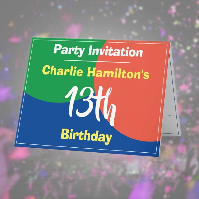 13th Birthday Invitation (Creator Uploaded)