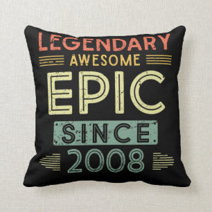 13th Birthday Legendary 2008 Cushion