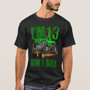13th Birthday Monster Truck For Boys & Girls 13 Ye T-Shirt