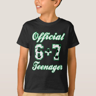 13th Birthday Official Teenager Funny Soccer 6+7 M T-Shirt