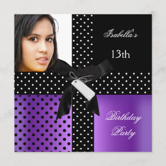 13th Birthday Party teenager girls Invitation