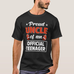 13th Birthday Proud Uncle Football Of An Official T-Shirt