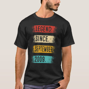 13th Birthday Vintage September 2009 13th Birthday T-Shirt