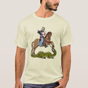 13th Century Saint George and the Dragon T-Shirt