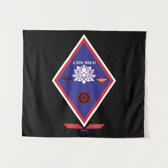 13th MEU Milsim Flag Tapestry (Front (Horizontal))