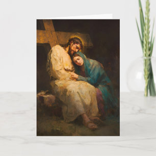 13th Station of the Cross - Jesus Is Taken Down fr Card