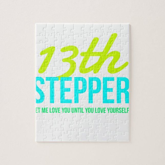 13th Step Sobriety Fellowship Recovery Jigsaw Puzzle (Vertical)