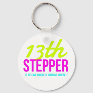 13th Step Sobriety Fellowship Recovery Key Ring