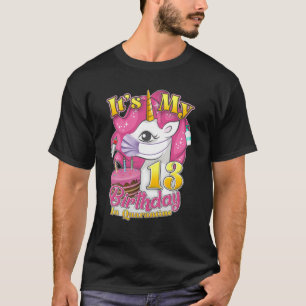 13Th Unicorn Birthday Quarantine 2021 Social Dista T-Shirt