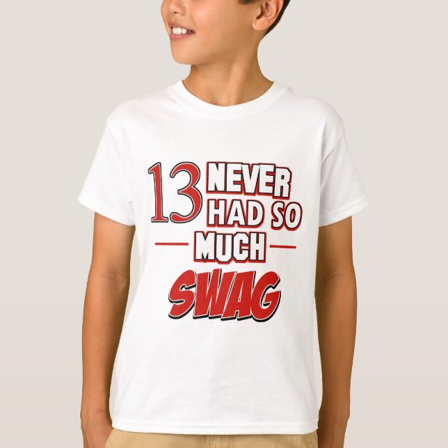13th year old birthday designs T-Shirt (Front)