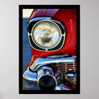 13x19-in Leather and Lace Classic Car Fine Art