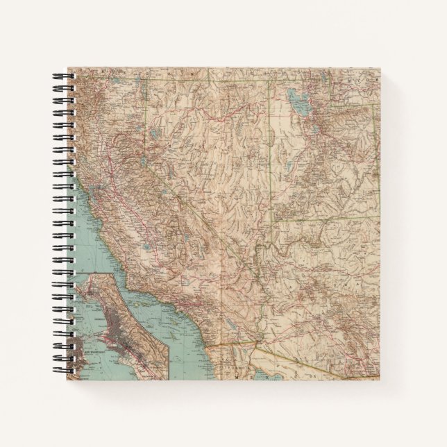 14041 Calif, Nev, Utah, Ariz Notebook (Front)