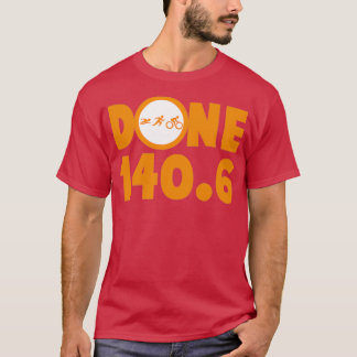 1406 Triathlon Cycle Run Swim Finisher Funny Gift T-Shirt