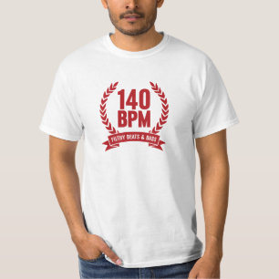 140 BPM Filthy Beats & Bass T-Shirt Dubstep Red