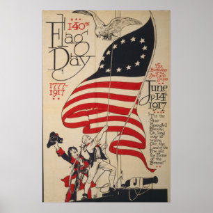 140th Flag Day Poster