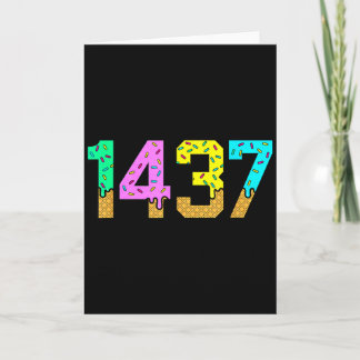 1437 I Love You Forever Meme Sweet Ice Cream Valen Card