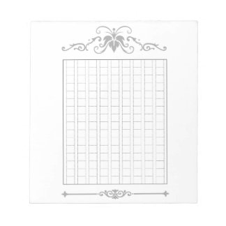 144 words: Decorative manuscript paper <ash>[gr01] Notepad
