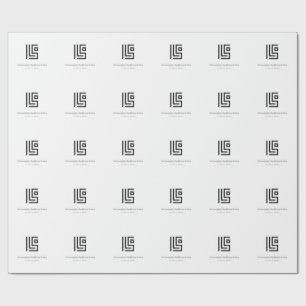 1450 Gutenberg Moveable Type Minimalist  Wrapping Paper