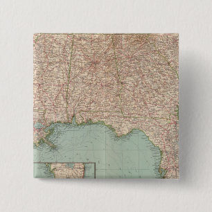 14546 Ark, Tenn, La, Miss, Fla, Ala, Ga, SC 15 Cm Square Badge