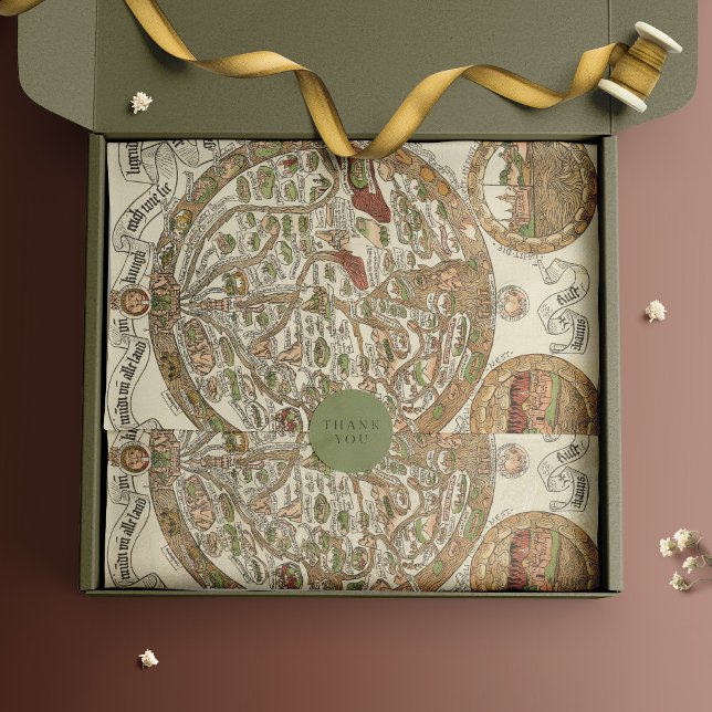 1480 Woodcut World Map Tissue Paper (Creator Uploaded)