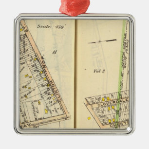 14-15 White Plains Metal Tree Decoration