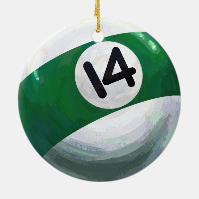 14 Ball Ceramic Tree Decoration (Back)