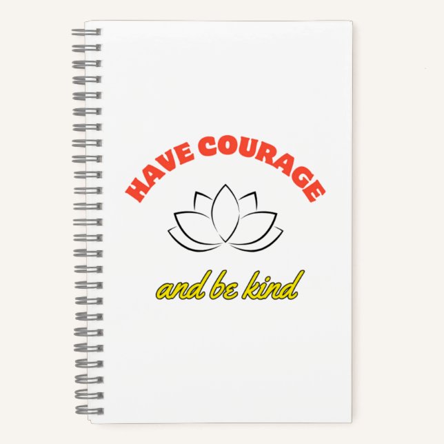 14 cm x 21.6 cm spiral notebook. notebook (Front)