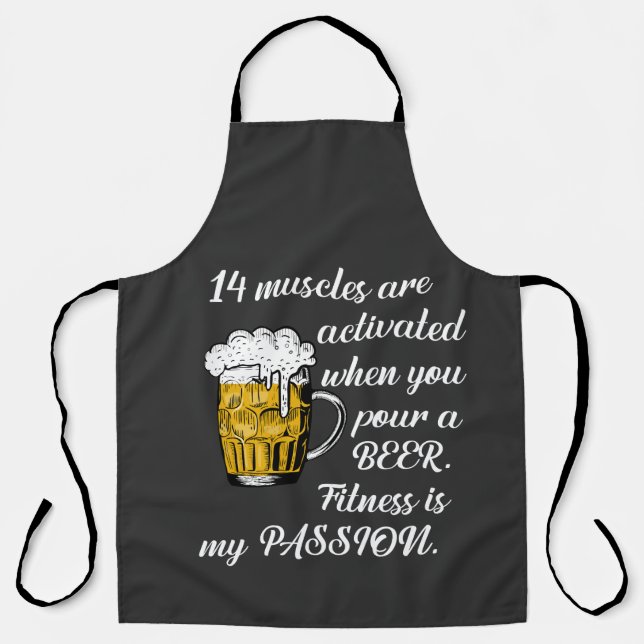 14 Muscles activated when you pour a Beer. Apron (Front)