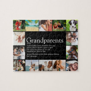 14 Photo Best Grandparents Ever Definition Jigsaw Puzzle