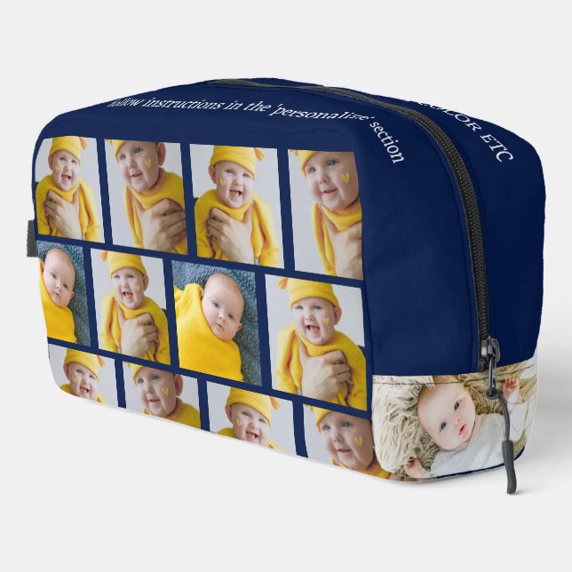 14 Photo Collage Template Make Your Own Fun Dopp Kit (Right Corner)