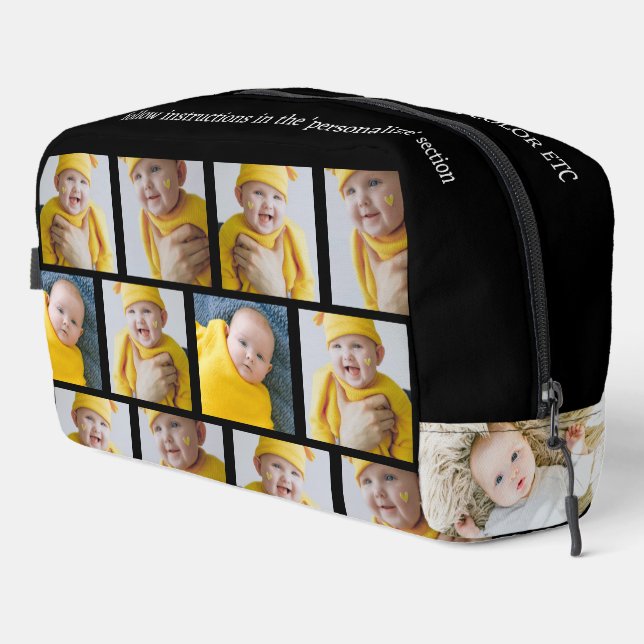 14 Photo Collage Template Make Your Own Fun Dopp Kit (Right Corner)